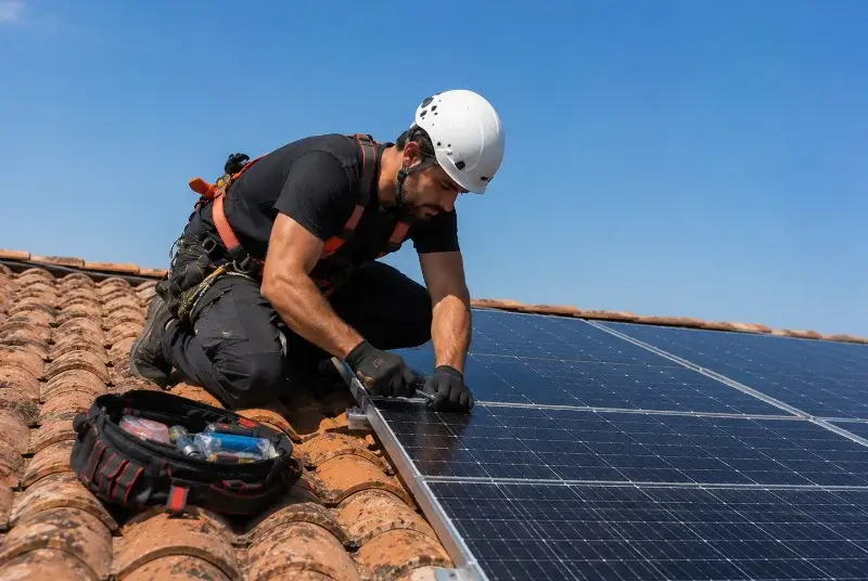 Maintenance et monitoring de panneaux solaires à Seyssel