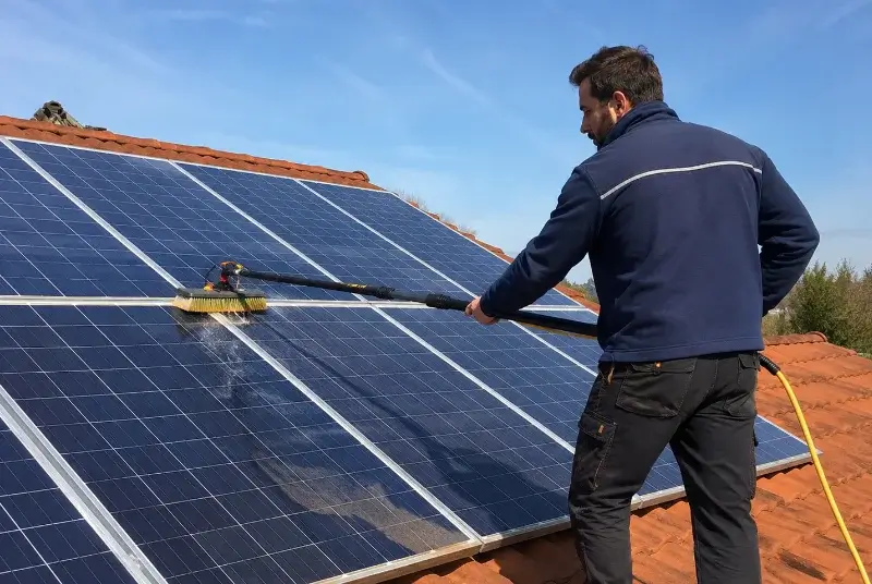 Nettoyage et entretien de panneaux solaires à Seyssel